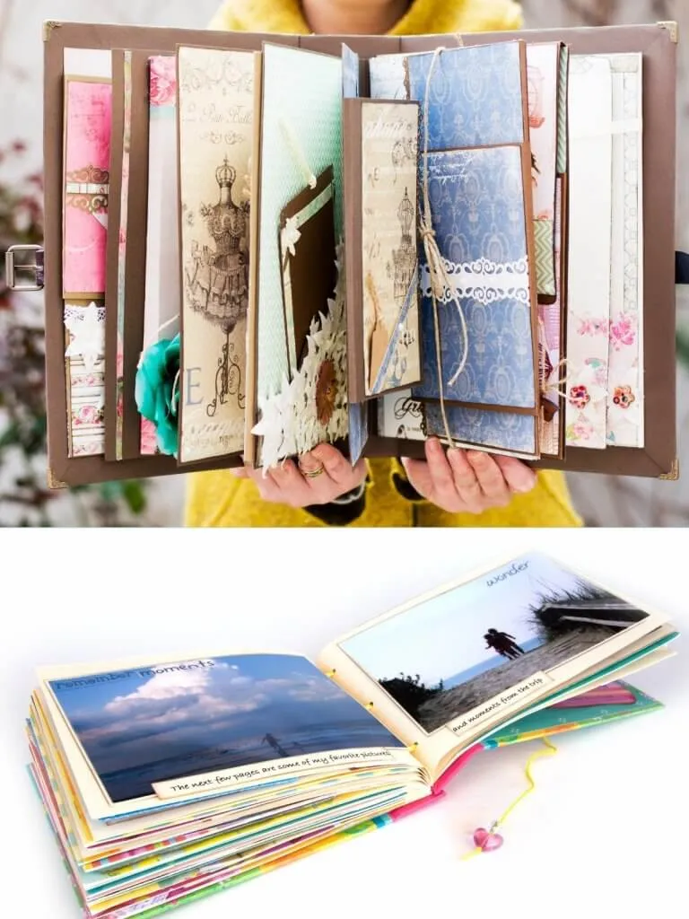 display your scrapbooks