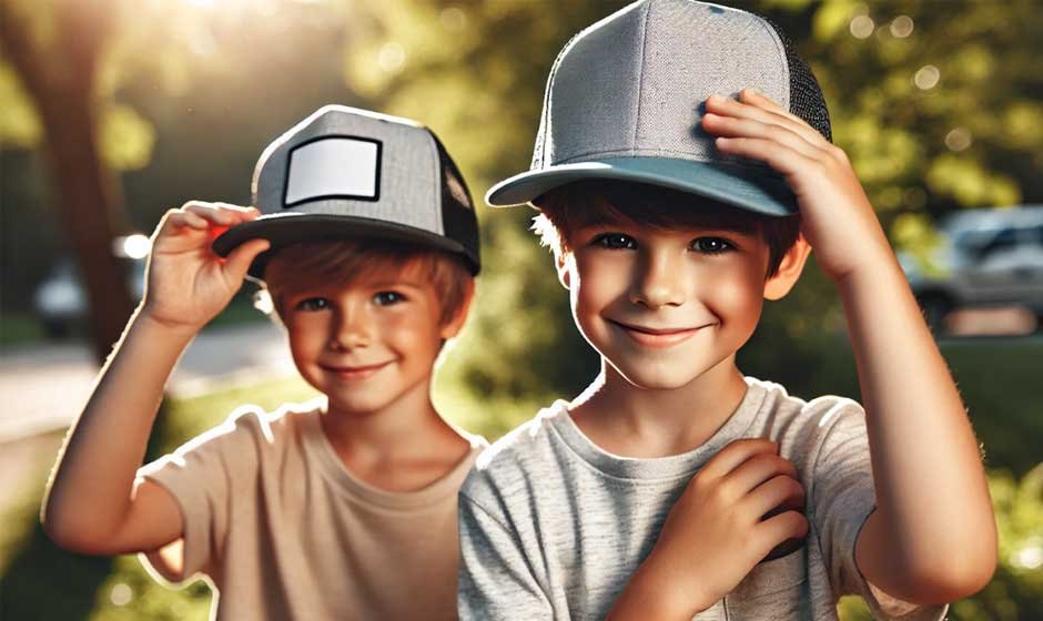 Snapback Trucker Hat & Boys Trucker Hat - Trendy & Durable Headwear for Kids