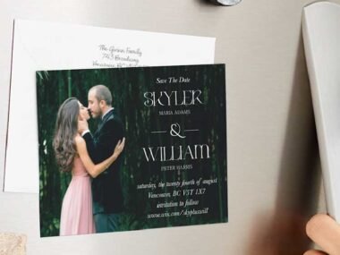 How To Match Your Watercolor Wedding Invitations Save the Date Magnets Perfectly