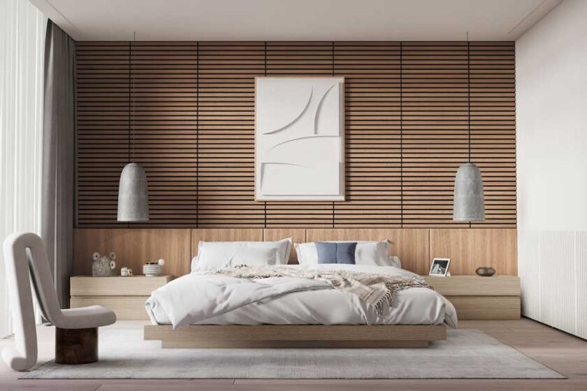 View of Designing Accent Walls with Sustainable Wood Panels - The Curiously ...