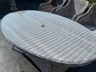 The Timeless Appeal of Racetrack Oval Glass Table Tops