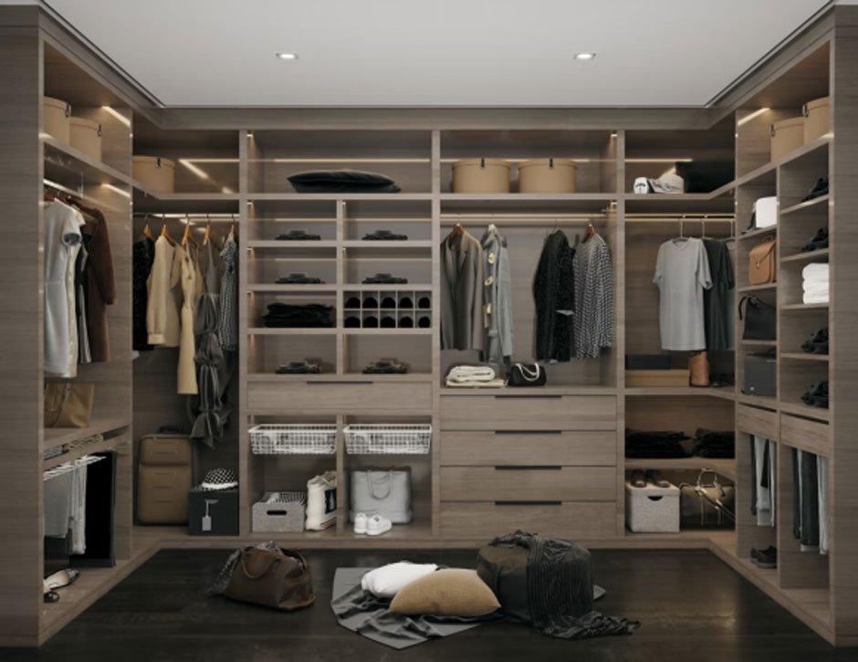Open vs. Closed Modern Wardrobes