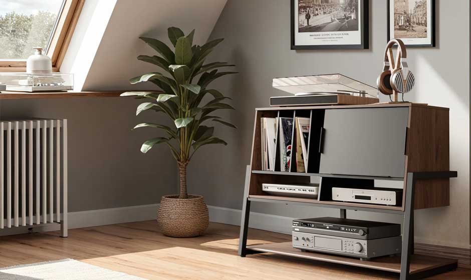 Top-Record-Player-Stand-with-Storage-for-Vinyl-Lovers