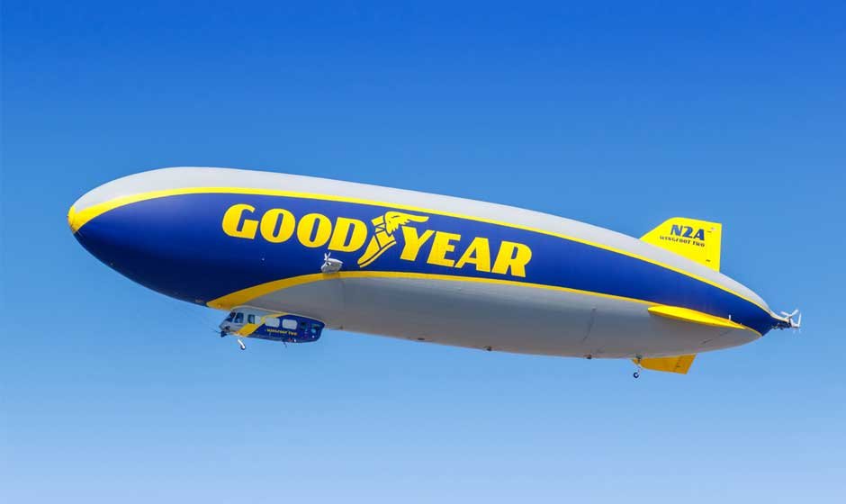 How Can Giant Advertising Blimps Capture Attention Before the Sports Event