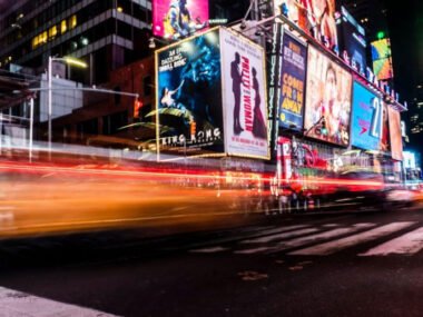 Time-lapse on a NYC road